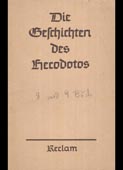 Ηρόδοτος : Die geschichten des Herodotos. Vierter teil, 8. und 9. buch (Reclam, 1939)