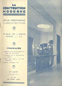 La Construction Moderne : 47e annee - No 30, 24 Avril 1932